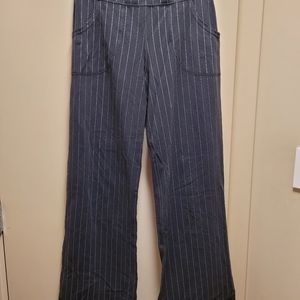 Lululemon Pinstripe Wide leg pants (tall)